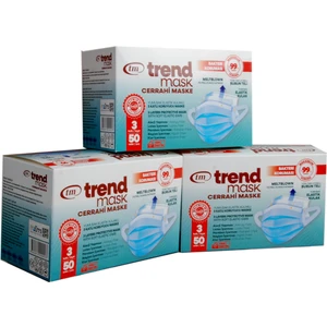 Trendmask Cerrahi Maske 3X50'Lİ Kutu