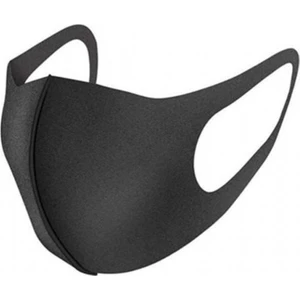 Maske 20 Adet Yıkanabilir Nano Bez Dikişli Siyah Maske