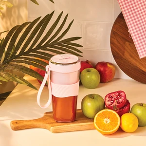 Pink Taşınabilir Şarjlı Smoothie Blender