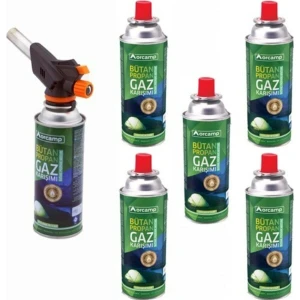 CX-500-227 Çakmaklı Pürmüz + 6'lı Gaz Kartuşu