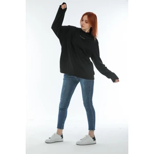 Süperlife Bisiklet Yaka Brooklyn Baskılı Sweat