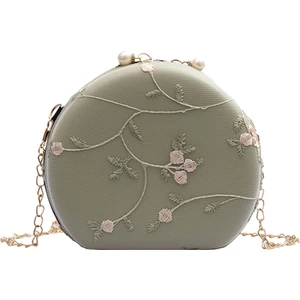 Hong Store Kadın Çanta Moda Şeftali Kalp Şeklinde Dantel Crossbody Omuz Çantası Debriyaj Çanta(Yurt Dışından)
