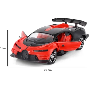 Gal Toys F/f Şarjlı Bugatti Kırmızı Kapıları Açılan 1:16