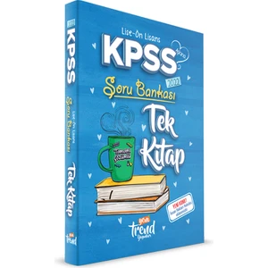 Yeni Trend Yayınları 2022 Kpss Lise & Önlisans: Tek Kitap Soru Bankası