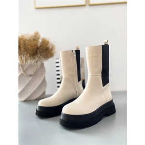 Morgan Bej Mat Kalın Tabanlı Kadın Bot