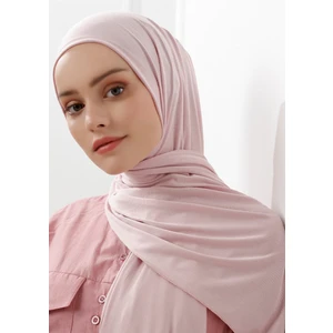 LARİSSA SCARF Penye Şal Pudra Pembe