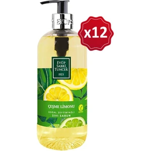 Eyüp Sabri Tuncer  Zeytinyağlı Sıvı Sabun Çeşme Limonu 500  ml x 12