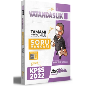 Hocawebde Yayınları 2022 KPSS Vatandaşlık Tamamı Çözümlü Soru Bankası