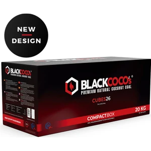 Nargile Kömürü 20KG Compactbox CUBES26