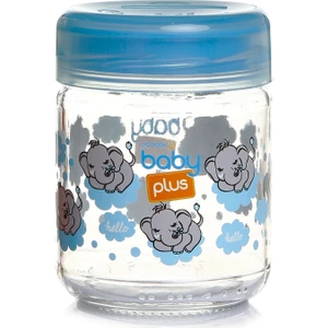 Baby Plus Cam Mama Kavanozu Mavi 200CC