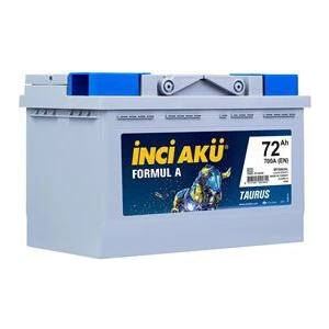 12 Volt 72 Amper Inci Akü 2 Yıl Garantili