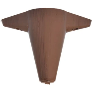 Zirve Plastik Ayak Baza Ayağı Koltuk - Kanepe Ayağı Puf-Tv Ünitesi Ayağı 4 Adet 12 cm Ceviz Renk