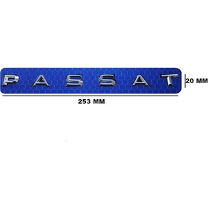 Passat Bagaj Yazısı 2018 Sonrası 253 - 20 mm