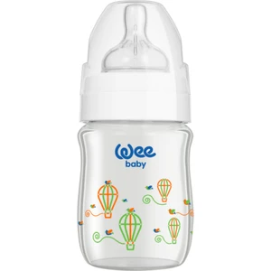 Wee Baby Klasik Plus Geniş Ağızlı Isıya Dayanıklı Cam Biberon 120 ml