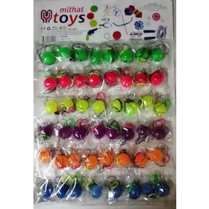 Mithat Toys Ipli Zıplayan Top Yerli Üretim 48 Adetli