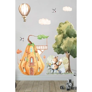 Duende Sticker Balkabağı Evi Duvar Stickerı