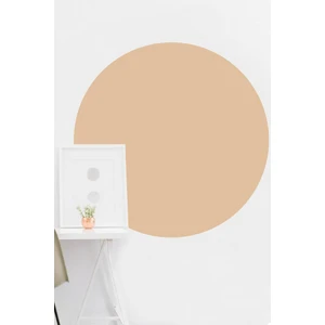 Duende Sticker Bohem Yuvarlak Duvar Stickerı Açık Somon Rengi