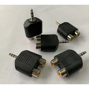 Ata Elektronik 5 Adet 2 Rca Dişi Female To - 3.5mm Aux Stereo Plug Adapter