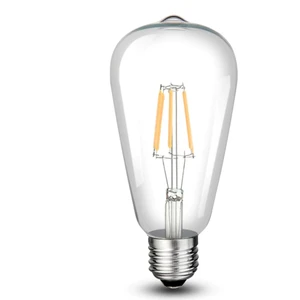 CT-4353 8W E27 ST64 6500K Beyaz Uzun Flament LED Ampul