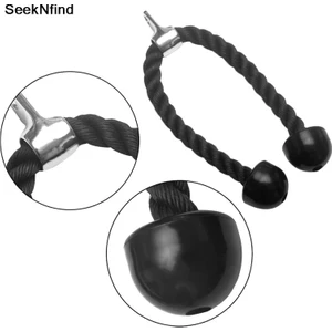 Paslanmaz Krom Kaplama Çelik Kopçalı Triceps Çekiş Halatı Rope Pushdown Aparatı (69 Cm)