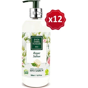 Eyüp Sabri Tuncer Beyaz Sabun Sıvı Sabun 500  ml x 12