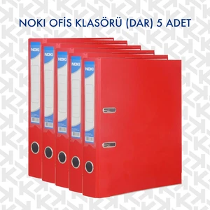 Ofis Klasörü (Dar Kırmızı 5 Adet)