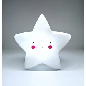 3D Silikon Yıldız Gece Lambası (Beyaz)