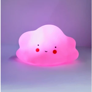 3D Silikon Bulut Gece Lambası (Pembe)