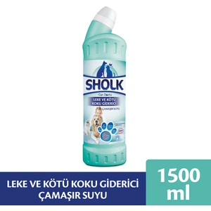 Evcil Hayvan Leke ve Koku Giderici Oksıjenlı Çamaşır Suyu 750ML X2 Adet (1,5 L)