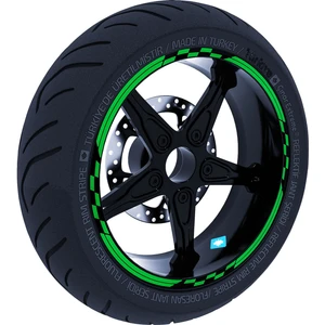 Çınar Extreme Moto Gp Yarış Bayraklı Jant Şeridi Sticker Reflektif & Floresan Renkler Çınar Extreme