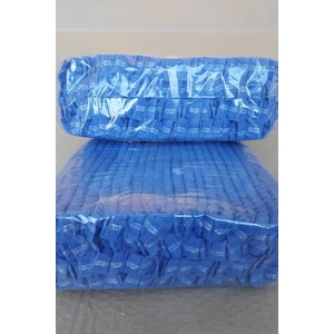 Çamder Tekstil Tek Kullanımlık Mavi Akordeon Bone (50 cm x 45 cm ) 80 Adet