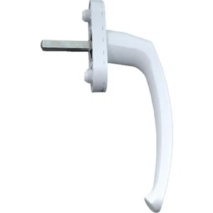 Beyaz Renk Pvc Plastik Pencere ve Kapı Kolu 2'li