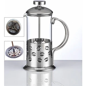 French Press Bitki Çayı Bardağı 600 ml Filtre Kahve 2 Adet