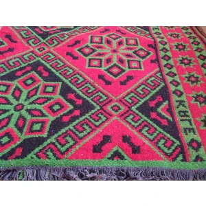 Başaran Tekstil Makine Dokuması Çiçekli Desenli 3 Mekik Kalın Kilim