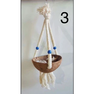 Ser Ticaret Muhabbet Kuşu ve Papağan Için Hindistan Cevizi Yatak ve Yuva