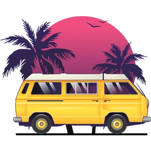 Art Pap Karavan Woswos Sticker