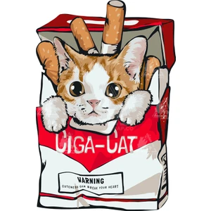 Art Pap Catbora - Kedi Sticker