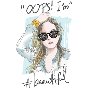 Art Pap I Am Beautiful Sticker