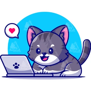 Art Pap Lovely Cat Sticker