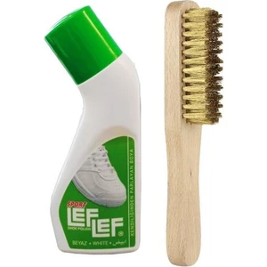 Nuri Leflef Beyaz Spor Ayakkabı Boyası Temizlik Fırçalı Set 714295