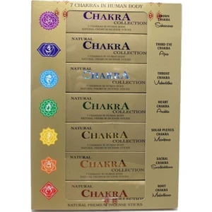 Ayurvedic Incense Natural Chakra 7 Li Tütsü