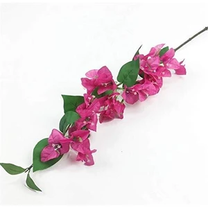 Yapay Çiçek Begonvil Çiçeği Fuşya 80CM Tek Dal Bodrum Çiçeği Sarkan Çiçek