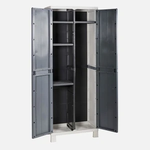 Çok Amaçlı Balkon Bahçe Kiler Plastik Dolap 65X38X173