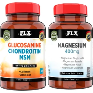 Flx Magnezyum 60 Tablet & Flx Glucosamine D 60 Tablet