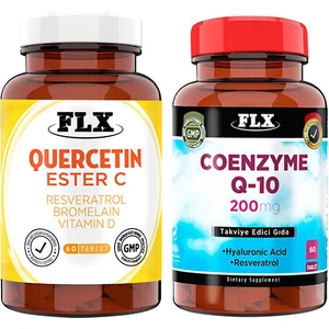 Flx Kuersetin Ester C 60 Tablet & Flx Coenzyme Q-10 200 Mg 60 Tablet