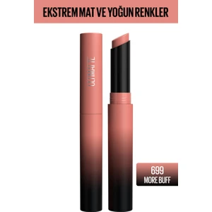 Maybelline New York Color Sensational Ultimatte Mat Ruj- 699 More Buff (Nude)