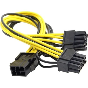 6 Pin Ekran Kartı Power Çoklayıcı 6+2 Pin Power Uzatma