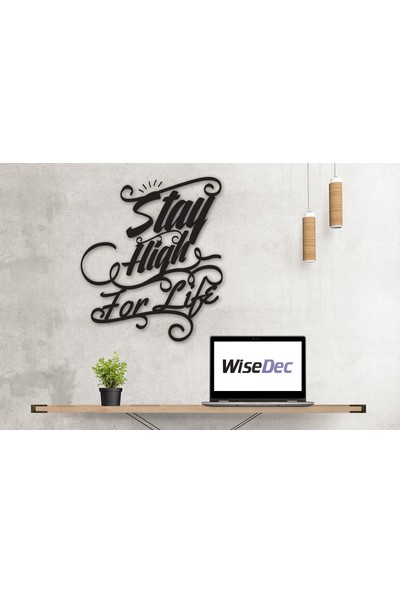 WiseDec Stay High For Life Metal Tablo