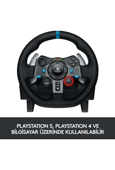 Logitech G G29 PS5, PS4 ve PC ile Uyumlu Driving Force Yarış Direksiyonu - Siyah( Logitech Türkiye Garantili )
