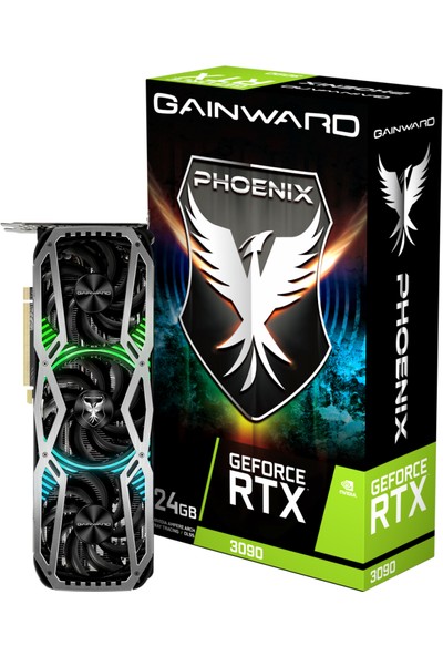 Gainward Phoenix RTX 3090 24GB 384Bit GDDR6X PCI-Express 4.0 Ekran Kartı (NED3090019SB-132BX)